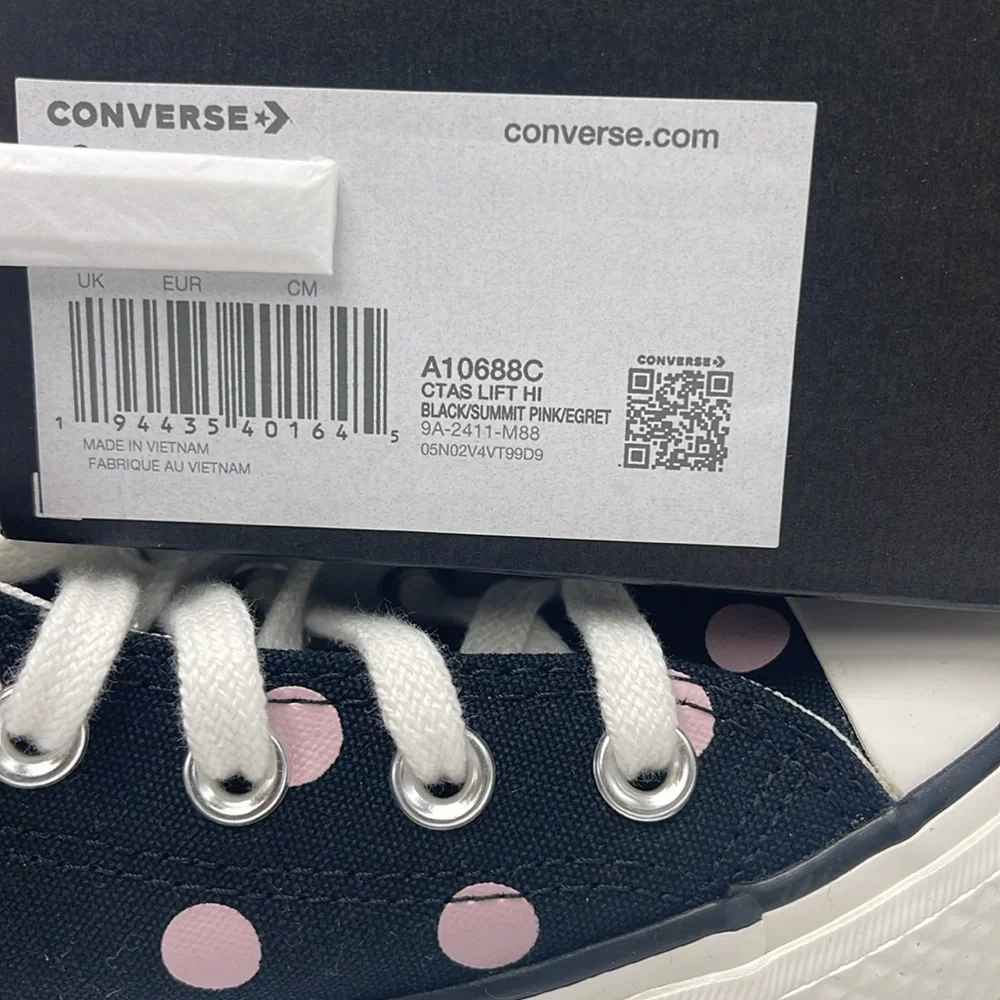 Converse WMNS High-Top Platform Sneakers A10688C
CTAS LIFT HI
BLACK/SUMMIT PINK - Picture 16 of 16